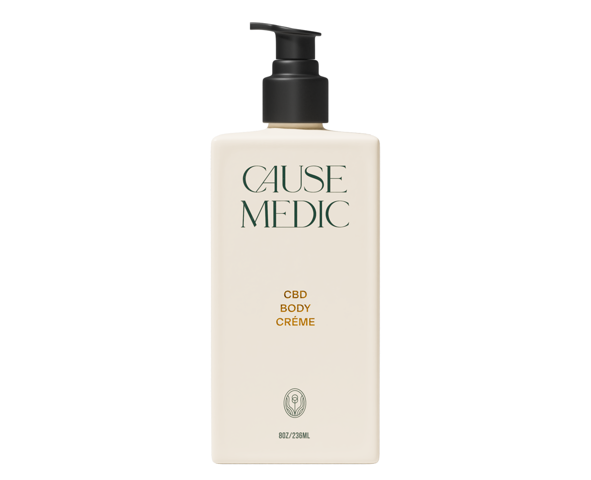 CBD Body Crème 8 oz | CAUSEMEDIC – CauseMedic